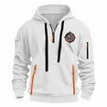 thumbnail image 1 of pstuiky manga larga de hombre, Blusa deportiva con capucha de manga larga y bolsillo con cremallera de color liso a la moda para hombre Tops casuales para hombres l, 1 of 2
