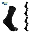 thumbnail image 3 of Set de calcetas Fruit of the loom Para Niño Afelpado Anatómico Negro 5 Pares Talla G, 3 of 4
