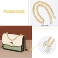 thumbnail image 2 of Heavy Chunky Bag Chain Metal Purse Handle Handbag Chain Purse Strap Handbag Chain for Shoulder Bag Strap Replacement Golden 23.7inch DIY, 2 of 7