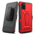 thumbnail image 4 of Compatible for Alcatel TCL A3X A600DL Case with Holster Belt Clip Hybrid Shockproof Protective Phone Cover with Kickstand - Red, 4 of 7