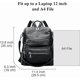 thumbnail image 5 of Women's mini backpack, faux leather shoulder bag with tassels, 5 of 5