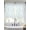 Aqua White, variant on Aqua Spring Floral Sheer Curtains 54 Inch Length 2 Panels Set, Summer Botanical Watercolor Voile Window Treatment Rod Pocket Short Kitchen Curtains Drapes for Bedroom 52"x54"x2