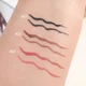 thumbnail image 4 of Lápiz Delineador de ojos líquido, negro, marrón, rojo mate, resistente al agua, duradero, sedoso, secado rápido, a prueba de sudor, Cosméticos de maquillaje （red, 4 of 5