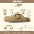 thumbnail image 2 of Cushionaire Blain Genuine Suede Clogs for Women | Slip-On Mules with Memory Foam & Oversized Buckle | Non-Slip Comfort Clogs & Mules Shoes for Women, 2 of 20