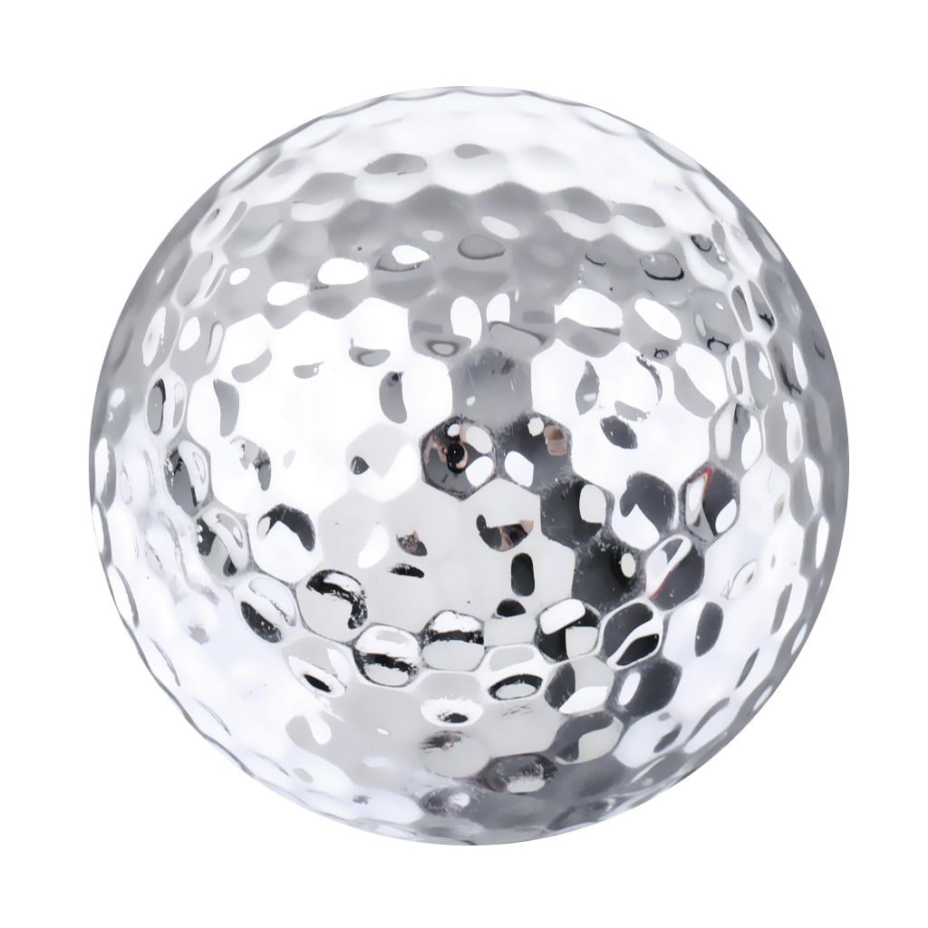 Golf Balls Double Layer Electroplating Ball Golfer Gift