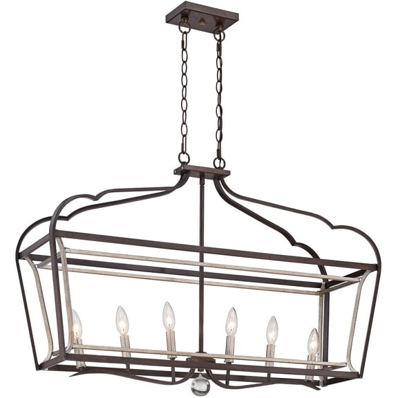Minka Lavery - Astrapia - 6 Light Island in Transitional Style - 26.5 inches