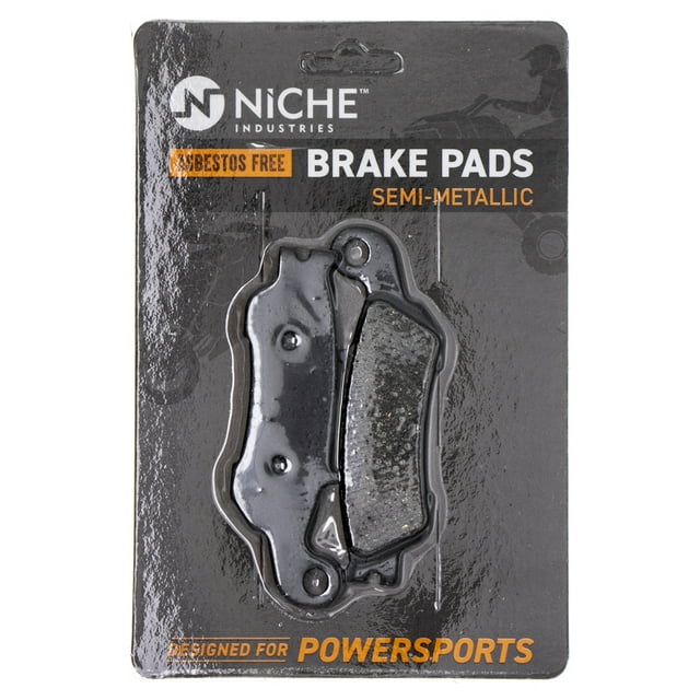 Niche Front Brake Pad Set for Yamaha YZ125 Semi-Metallic Motorcycle 519-KPA2304D