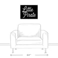 thumbnail image 3 of Creative Products Little Pirate Black 16x20 Canvas Wall Art, 3 of 5
