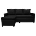thumbnail image 3 of Sala Esquinera Modular El Bazar Store Vancouver Negro 175x130 cm Sofa Lado derecho ó izquierdo Económica, Tela Lino, 3 of 5