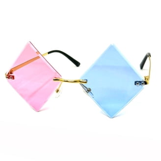 FUT Hallowmas Kaleidoscope Goggles - Crystal Rave Glasses With Real Glass Prism Lenses