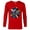 New Red, variant on Marvel Spider-Man: Across the Spider-Verse Spider-Punk Web - Long Sleeve T-Shirt for Men - Customized-White