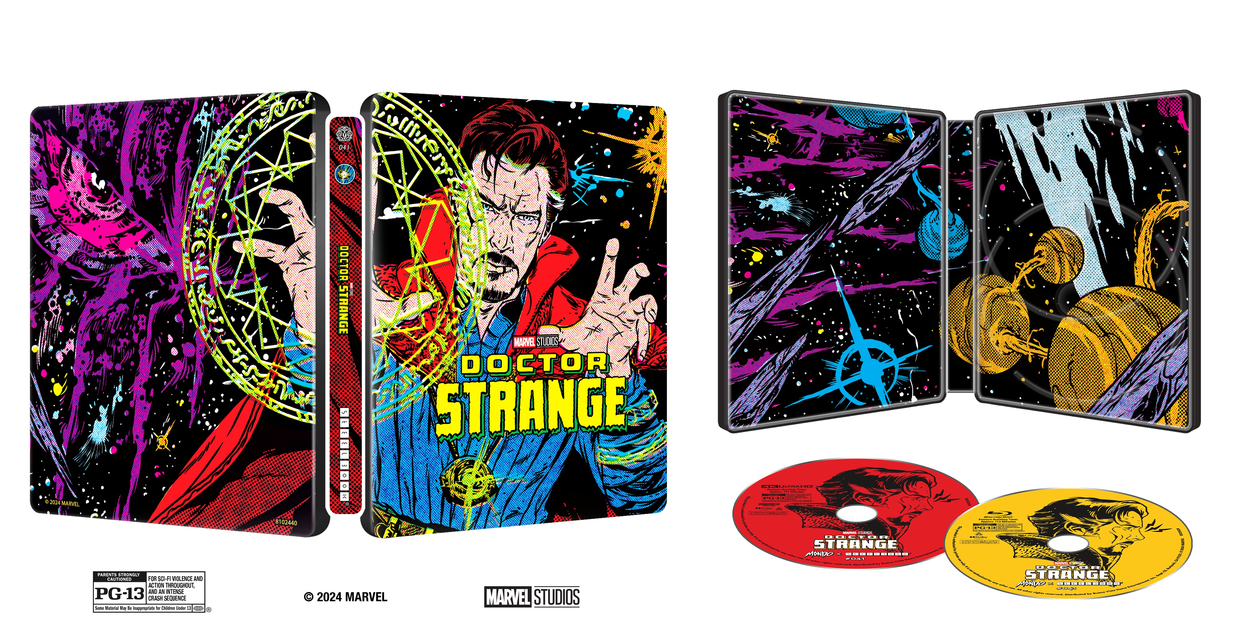 Doctor Strange Walmart Exclusive Mondo Steelbook (4K Ultra HD + Blu-ray + Digital Code) - image 2 of 3