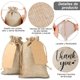 thumbnail image 2 of Bolsas de Arpillera con Cordón, 50 Bolsas de Lino para Bodas, Bolsas de Yute para Joyería, Bolsa de Regalo para Dulces, Cumpleaños, Fiestas, Regalos de Boda, 2 of 4