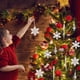 thumbnail image 5 of 55 adornos colgantes de acrílico de Navidad, copos de nieve y carámbano para decoración del hogar de día festivo, 5 of 7