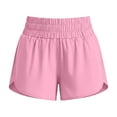thumbnail image 4 of Girls Athletic Running Shorts Smocked Elastic Waist Quick Dry Flowy Soccer Volleyball Basketball Gym Pockets, 4 of 8