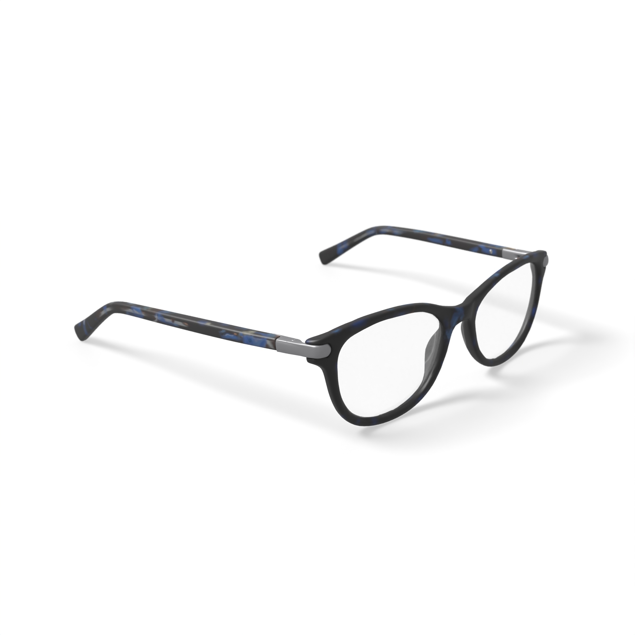 Love by Ellen DeGeneres Womens Prescripton Eyeglasses, Aurora, Lapis, 54-16-140, with Case