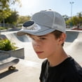 thumbnail image 1 of Gorra de béisbol solar para hombres y mujeres, recargable por USB, de 3 velocidades, pantalla LED y ventilación de malla para trabajo al aire libre y protección solar, 1 of 6