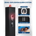 thumbnail image 4 of Kojooin 3-4 Gun Safe for Rifles and Pistols, Quick Access Rifle Cabinet with Removable Shelf, Lock Box and Keypad, 4 of 8
