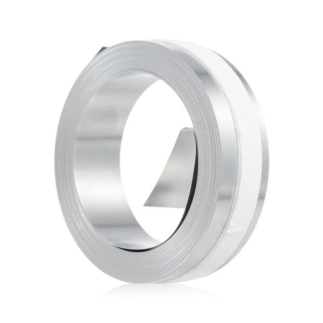 TFixol Ruban Adhésif en Aluminium 12mm, Longueur 4.8m, Compatible avec DYMO LabelWriter M1011/M11, Poids 25g, 1 Rouleau Inclus