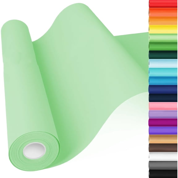 Light Green Wrapping Paper, Solid Color Art Craft Poster Kraft Bulletin Board Decorative Paper Roll