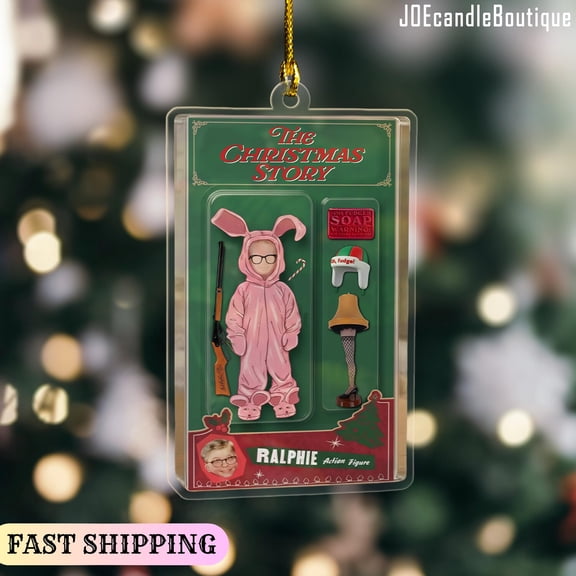 A Christmas Story Merry Christmas Ornament, A Christmas Story Glass Ornament, Funny Christmas Ornament, Holiday Ornament, Gag gift