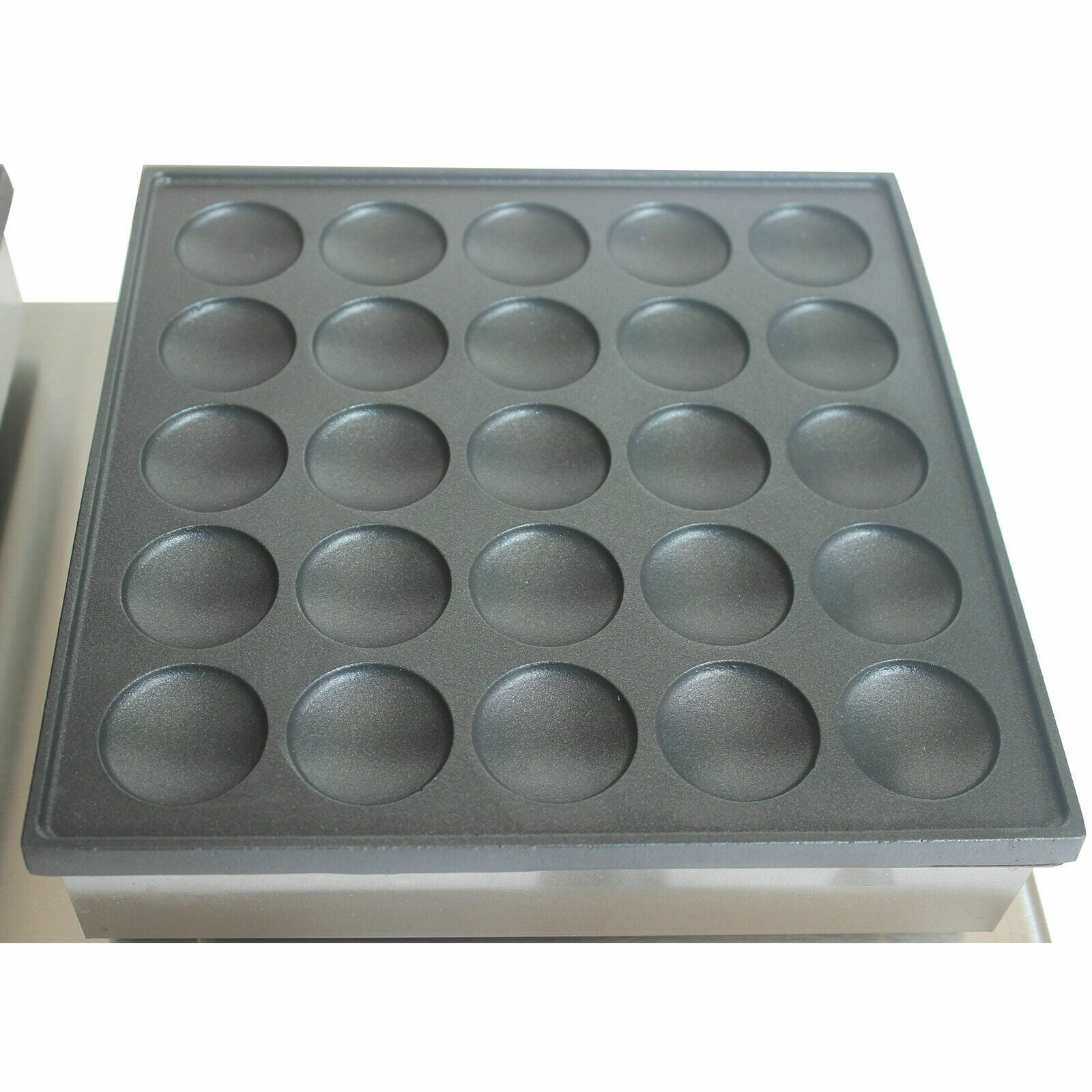 Mkyiongou 1600W 110V 50pcs Electric Dutch Pancake Baker Maker Nonstick Waffle Make Machine