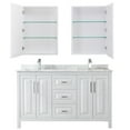 thumbnail image 4 of Wyndham Collection Wcv252560dunsmed Daria 60" Free Standing Double Vanity Set - White /, 4 of 7