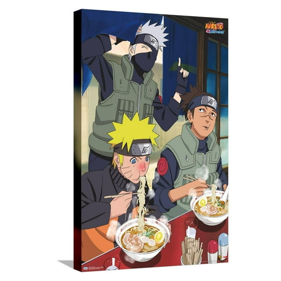 Naruto Shippuden - Food Canvas Wall Poster, 14.725" x 22.375"