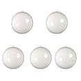 thumbnail image 2 of Guanhe 5Pcs 80mm/3.2'' Ornament Balls Christmas Decoration Balls, Clear Plastic Fillable Ornaments Ball, DIY Clear Plastic Balls for Christmas, New Years Present, Wedding Home Decor, 2 of 9