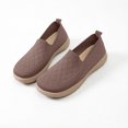 thumbnail image 6 of SuTry Women's Slip On Flats Breathable Knit Mesh Lightweight Comfortable Cushioned Sole Casual Walking Shoes(37), 6 of 6
