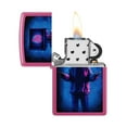 thumbnail image 3 of Zippo 48515 Briquet de Poche Rechargeable Coupe-Vent à Motif de Téléviseur Flamme, 3 of 4