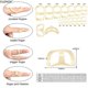 thumbnail image 1 of 14pcs Finger Splint Fixed Ring Adjustable Broken Finger Joint Stabilizer Finger Splint Protector Straightening Arthritis, 1 of 5