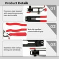 thumbnail image 4 of 10Pcs CV Joint Boot Clamps Pliers Kit, Car Band Tool Kit, Includes 2pcs Ear Boot Tie Pliers & 8pcs CV Boot Binders, CV Joint Banding Tools for Vehicles ATV UTV Boot Axle, 4 of 8