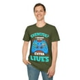 thumbnail image 6 of Funny Exercise I Thought You Said Extra Lives Gaming Gamer Unisex T-Shirt, 6 of 6