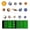 Solar System-green, variant on 780 Pcs Glow In The Dark Solar System Wall Stickers, Luminous Planet Star Dot Wall Decals, Space Decor for Kids Bedroom Ceiling Home Decor