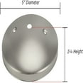 thumbnail image 3 of Aspen Creative 21524-11 Modern Light Fixture Canopy Kit, 5" Diameter with Collar Loop, 7/16" Center Hole, Brushed Pewter, 3 of 4