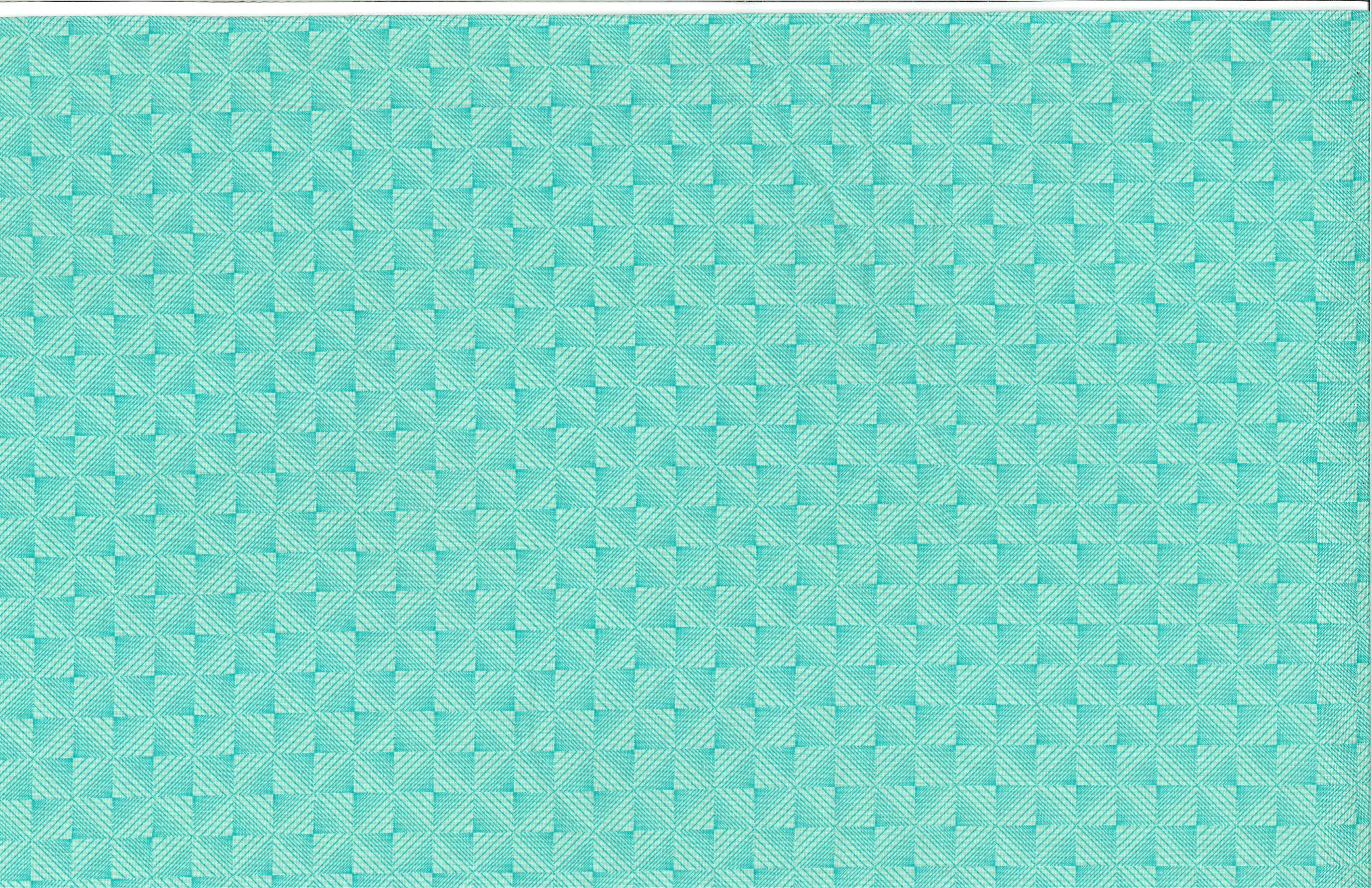 Waverly Inspirations 44' x 1 Yard Cotton Precut Boxed in Aqua Color Sewing Fabric, 1 Each