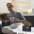 thumbnail image 2 of Radio portátil SEMIER AM FM SW Pantalla LCD Bluetooth, 2 of 7