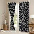 thumbnail image 3 of Feelyou Cheetah Print Curtains Pack of 2 (52x84 Each), Simple Abstract Window Curtains, 3 of 6