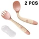 thumbnail image 1 of Juegos de tenedores y cucharas de utensilios de entrenamiento para alimentación de bebés ZefeiWu 8390606197054, 1 of 1