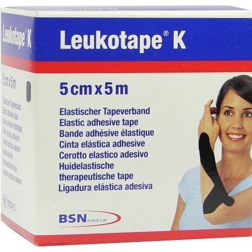 Leukotape K Kinesiology Tape by BSN Medical (2", Black)