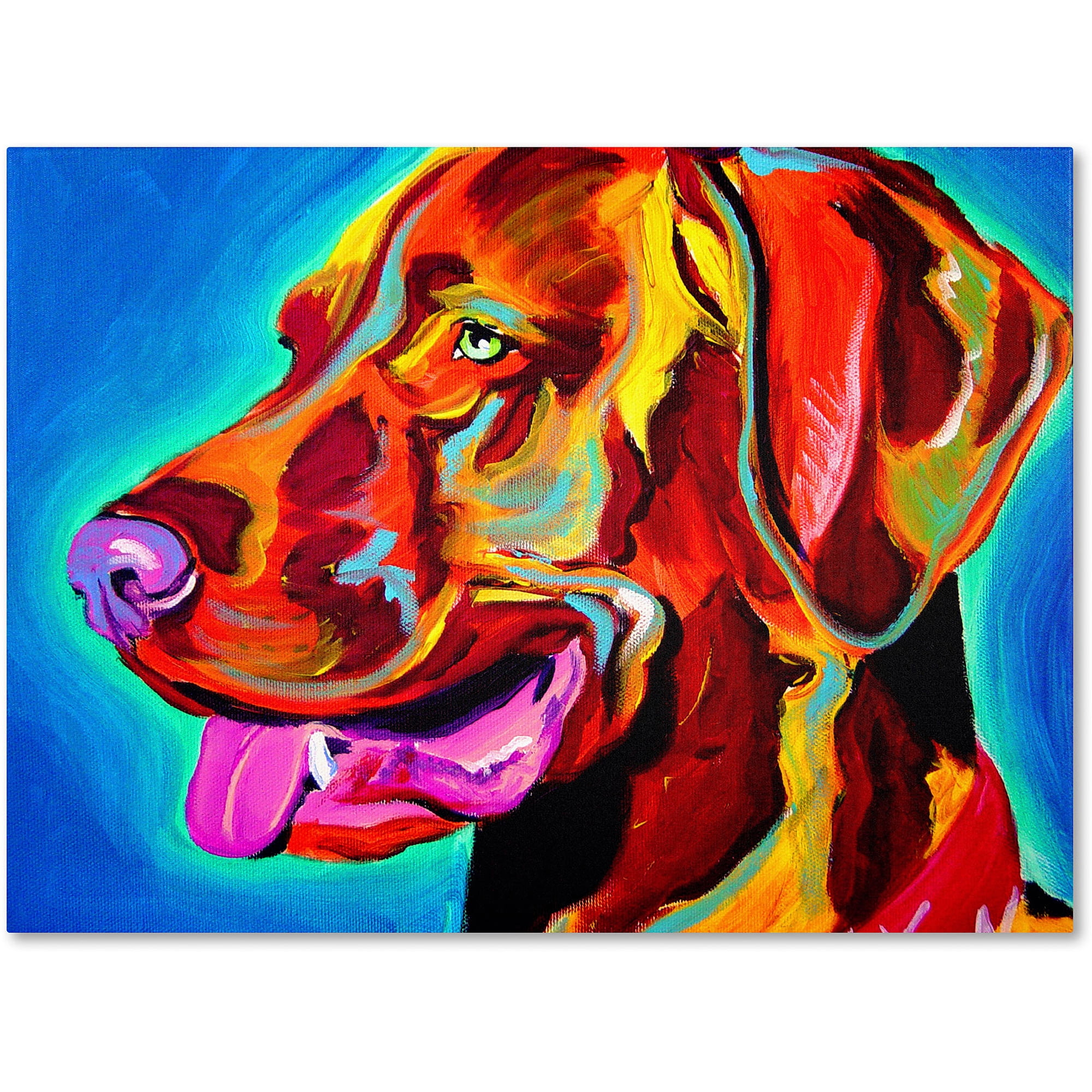 16 by 16-Inch Sadie Artwork DawgArt in White Matte and Black Frame 16 by 16-Inch Sadie Artwork DawgArt in White Matte and Black Frame