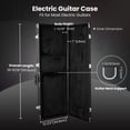 thumbnail image 3 of Yescom Universal Rectangular Electric Guitar Hard Case w/ Folding Guitar Floor Stand, 3 of 11