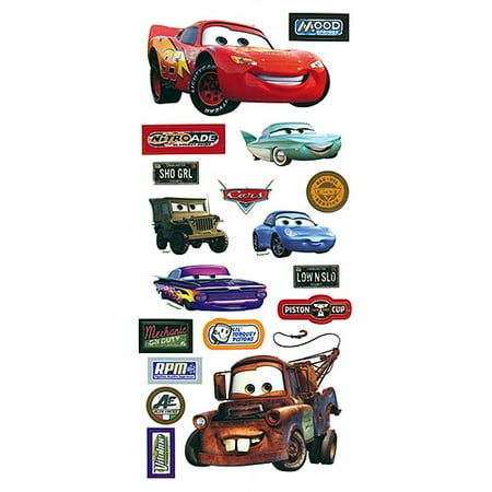 Disney Cars Stickers/Borders Packaged-Cars