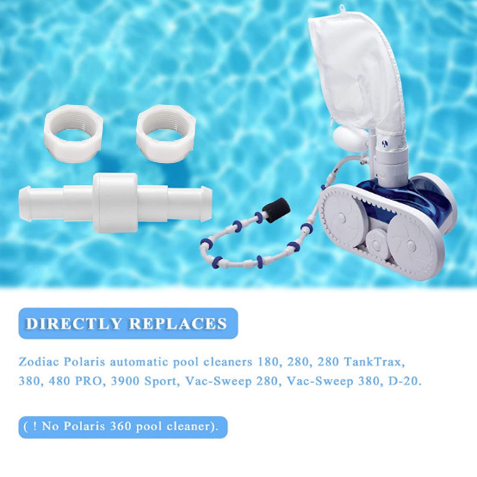 Pool Cleaner Hose Swivel Replacement Kit D20 D15 Polaris 280 3900 Ball