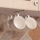 thumbnail image 2 of GOOHOCHY 1 estante organizador de tazas de acero inoxidable sin perforaciones., 2 of 8