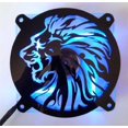 thumbnail image 2 of Inspired Laser Design Custom Acrylic Lion Head Computer Fan Grill 200mm, 2 of 4