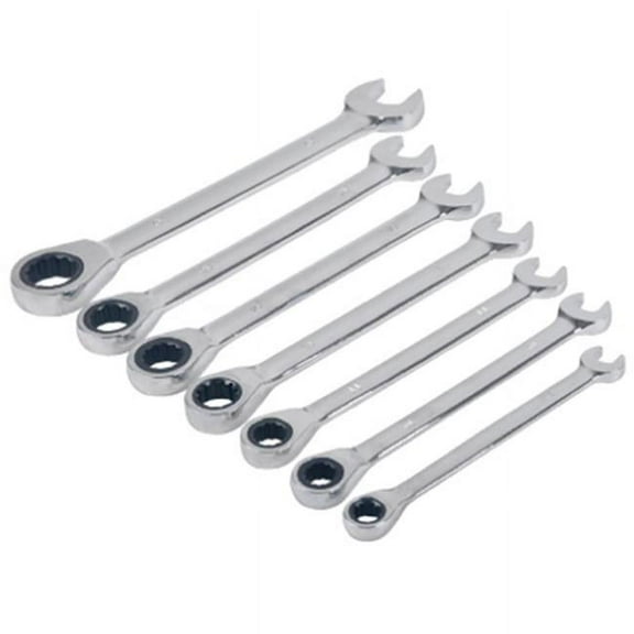 SAE Ratcheting Wrench Set, 10 Piece