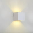thumbnail image 4 of 2 Piezas Aplique de Pared de 6 W Lámpara de Pared LED Lámpara de Pared Interior Arriba Abajo Accesorios de Iluminación de Aluminio Modernos para Sala de Estar Dormitorio Baño Cocina Comedor, Blanco Cálido oso de fresa Electrónica, 4 of 4