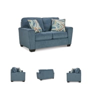 Signature Design by Ashley Cashton Blue Loveseat